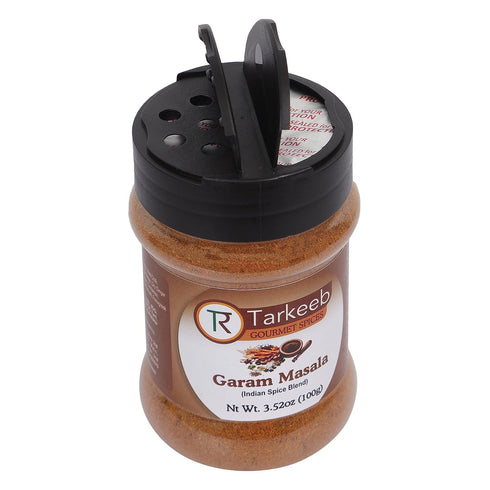 Tarkeeb Garam Masala Indian 15-Spice Blend, 3.52 oz Shaker Top PET Jar, All Natural, Vegan, Gluten Free