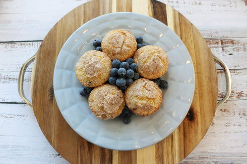 12 14.5 oz Mom's Place Gluten-Free Blueberry Muffin Mix, Easy to Make, Nut Free, Soy Free & Dairy Free, Servings