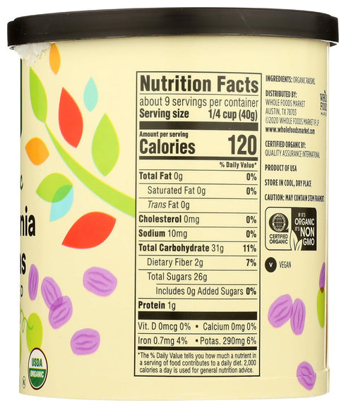365 12 by Whole Foods Market, Organic Raisins, Ounce