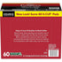 10 Count (Pack 6) Folgers Black Silk Coffee, Dark Roast, Keurig K-Cup Pods, Box