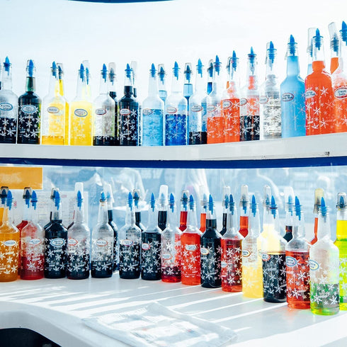 SNOWIE Original Flavor Powders, Sour Apple Shaved Ice Flavor Syrup, Just Add Water & Sugar