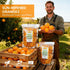 Luxsavia 1.1LB(500g) 100-110 Natural Dried Orange Slices Bulk,Approx Wheels,Dehydrated Orange Slices NO Addtives,Dried
