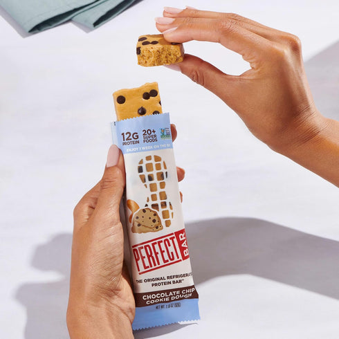 4 Count, 2.18 PERFECT BAR Chocolate Chip Cookie Dough Protein Bar Ounce