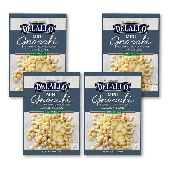 DeLallo Mini Potato Gnocchi Pasta, Made in Italy, Light and Airy Texture,