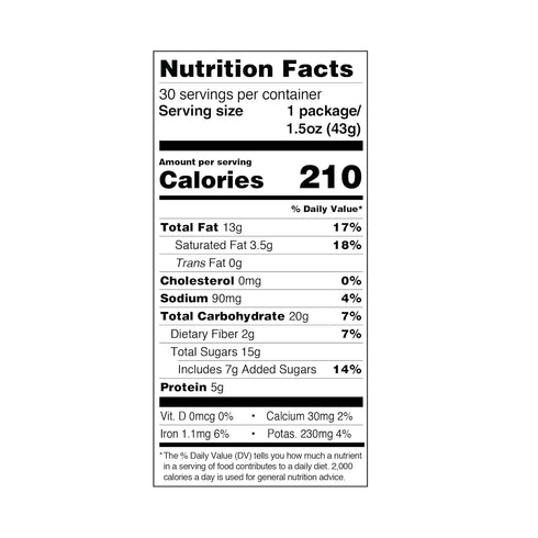 30 1.5 oz (2 LBS 13 OZ) Kar's Sweet 'n Salty Mix Individual Bags