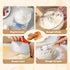 Kit10 11In Sourdough Starter In and silicone Banneton with Cloth Cover,Glass Sourdough Starter Jar,Dough Whisk, Bread