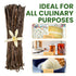 25 Count Organic Madagascar Vanilla Beans Grade A Bourbon Pods | Gourmet Whole Vanilla Beans for Baking, Cooking