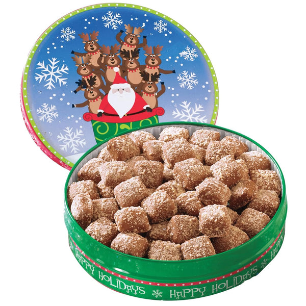 The Swiss Colony Mini Butter Toffee Gift Tin Milk Chocolate Covered Crispy