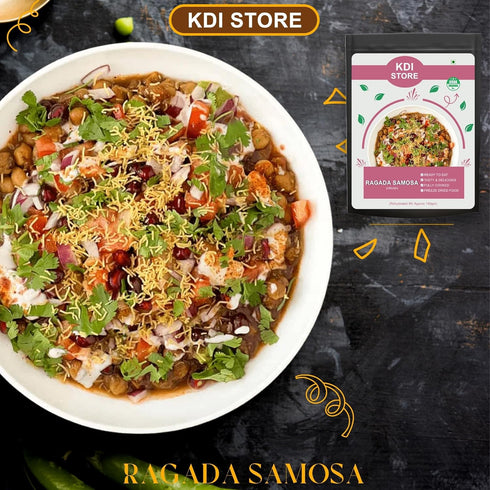 Store 95g KDI Ragada Samosa, Ready to Eat Indian Street Food, Freeze Dried, Fully Cooked, USDA Organic