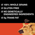 1.2 OZ (40 Count) KIND HEALTHY GRAINS Peanut Butter Dark Chocolate Bars, Gluten Free Snacks, Bars