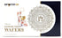 Importer AM Communion 1 3/8", 1000 Count Communion Church Wafers Round Hosts for Service Unleavened Eucharist Bread