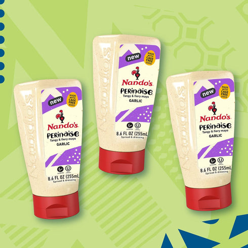 Pack 3 Nando's Garlic Mayo PERinaise - Flavored Mayonnaise Spread & Dressing