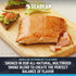 6oz 6 SeaBear Wild Alaska Pink Smoked Salmon, Fillet, Shelf-Stable Wild Caught Smoked Salmon Fillet, Ready to Eat