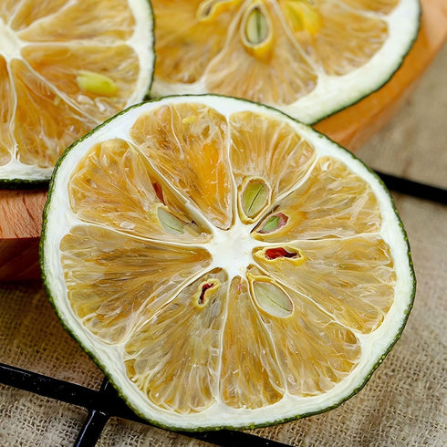 SXETBEAN 3.5oz/100g Dried Lime Slices, Dehydrated Limes, Natural Dried Limes for Cocktails, Crafts, Cake Decoration