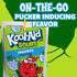 10 6 oz Kool-Aid Sours Artificially Flavored Drink, Pouches, for On-the-Go Hydration, Frostbite, Sour Candy Flavor, No