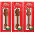 Albert's Pack 3 Belgian Milk Chocolate Hot Cocoa Stirring Spoons Assorted Holiday Characters, Christmas Stocking