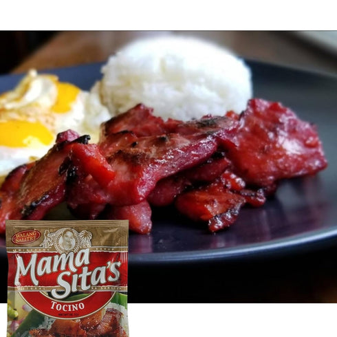 Mama Sita's 2.6oz, 6 Pack Tocino Marinating Mix (Sweetened Cured Pork Mix)