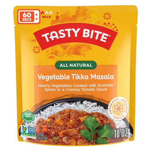 10 Pack 6, Simmered (Packaging Tasty Bite Vegetable Tikka Masala, Ounce, of Ready to Eat, Microwavable Entree