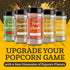 Pack 5 Set Franklin's Gourmet Popcorn Seasoning Powder Variety in Flavors - Made in USA - Dill, Garlic, Cheese