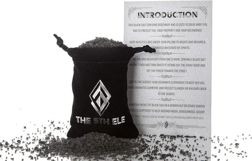 The 5th Ele Black Salt with Rosemary for Protection and Driving Away Evil (90 gr/3