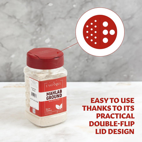 4.59oz, Eastanbul Mahlab, Mahleb Spice Ground for Pastries & Baking, AKA Mahlepi, Mahlab Spice, Greek, Turkish & Middle