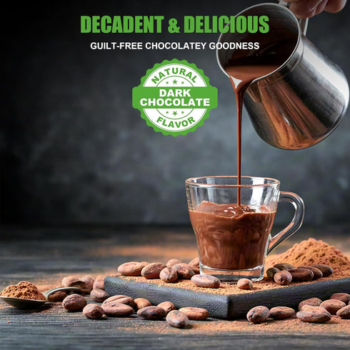 Amgwhhoo 452g/3pack, (3 Lbs 48 Oz), - Organic Cacao Powder - Unsweetened Dark Cocoa for Keto & Paleo Baking, Rich