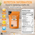 2 LB Oh! Nuts Fresh Cotton Candy Sugar Floss - Orange Flavor- Bulk Bag | Party Flavors for Kids, Adult Birthday Treats