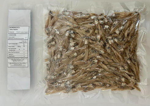 Sun dried seafoods 200g Dried Anchovies/Dilis, Dried Fish, Wild Caught, Chemical Free