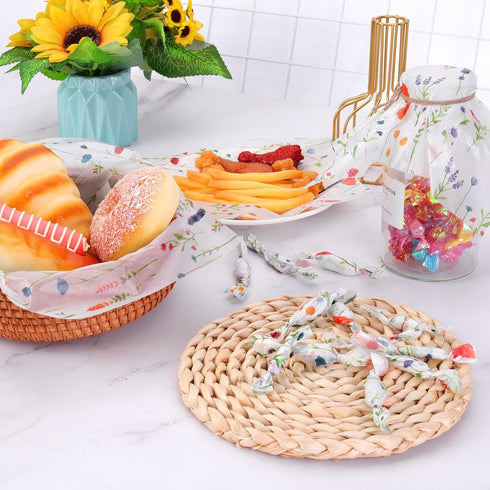 Welpurch 150Pcs 9.8 8.3inch Lavender Deli Paper, x Spring Flower Proof Food Deli Paper Sandwich Grease Resistant Liners