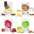 Pack (8 Pack Oats Overnight Fruit Variety - High Protein, High Fiber Breakfast Protein Shake - Gluten Free, Non GMO