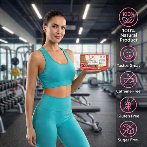 42 42 (1 Pack) Hyleys Slim Tea Ct Assorted - Weight Loss Herbal Supplement Cleanse and Detox - Tea Bags