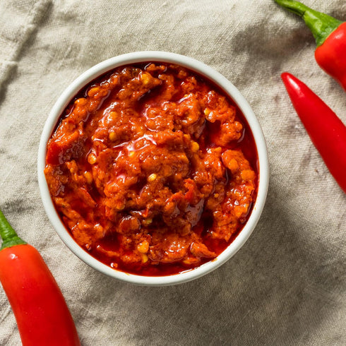 9.2oz, 3 Tuscanini Premium Chopped Calabrian Chili Peppers In Olive Oil, Just ingredients, All Natural, Nothing