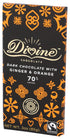 3 Oz Divine Chocolate Chocolate bar Dark Ginger Orange