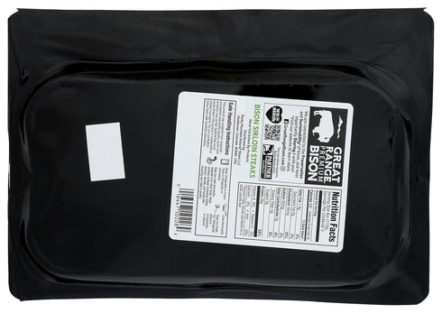 Great Range Bison 12 oz Rocky Mountain Great Range, Bison Sirloin Steaks