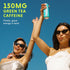'-150mg (Pack 12) GORGIE Tropical Variety, Sugar-Free Natural Energy Drink Sparkling, Healthy Energy Drinks - Green Tea