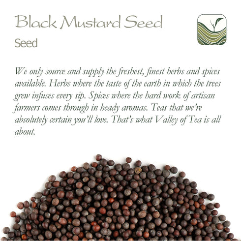 Black Mustard Seeds Whole Organic - Brown Mustard Seed Spicy Ingriedient - Dark Mastard Seed - Black Mustard Seeds