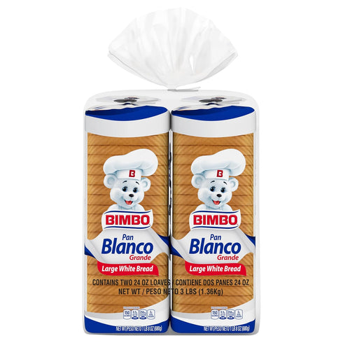Bimbo, White Bread Double Pack, 48 Ounce