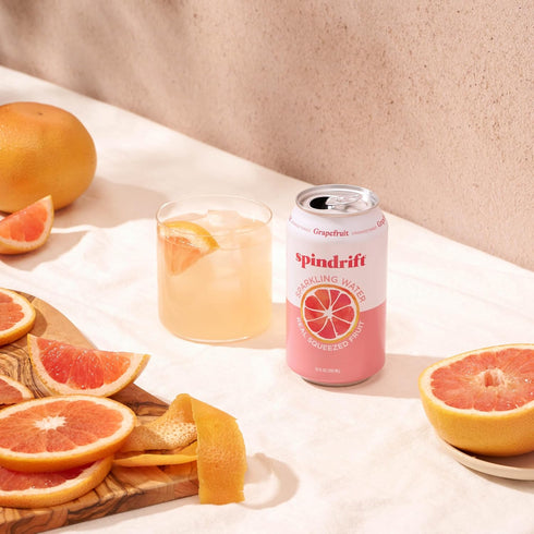 12 oz (pack 8) Spindrift, Sparkling Water, Grapefruit