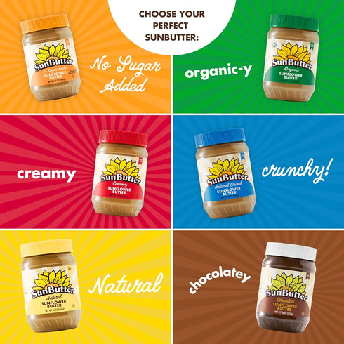 16 (Pack 6) Packaging SunButter Creamy Sunflower Seed Butter, Ounce of - May Vary