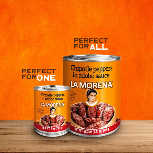 28 oz La Morena Chipotle Peppers in Adobo Sauce