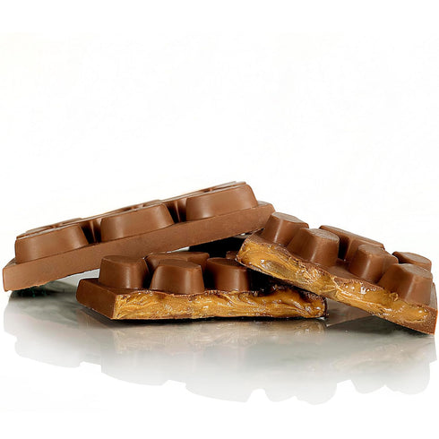 3-Pack (3 8 oz. Sanders Milk Chocolate Peanut Butter Block x box)