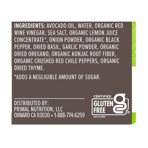 Whole30 8 Primal Kitchen Italian Vinaigrette & Marinade Salad Dressing made with Avocado Oil, Approved, Certified