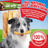 Treats Natural Smoked Beef Jerky Skin for Dogs - Premium High Protein, Grain-Free, Rawhide-Free, Long-Lasting Chews, Ideal for All Breeds, Promotes Dental Health - Easy Digestion - 8oz Bag