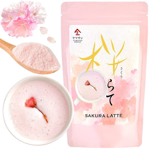 YAMASAN KYOTO UJI Sakura Latte -Creamy and Aromatic Foam- Using Japanese Cherry