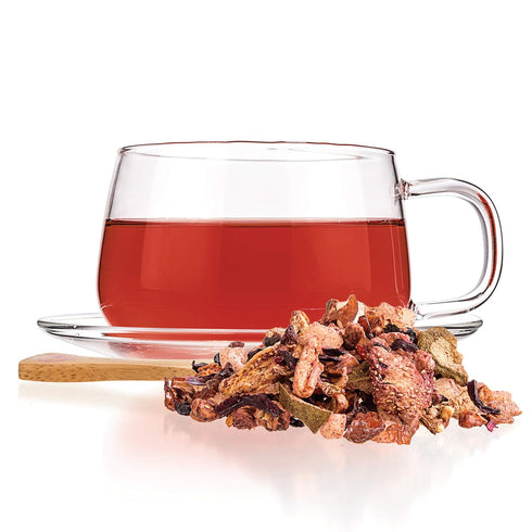 Tealyra Aloha Hawaii Herbal Fruity Loose Leaf Tea - Pineapple, Hibiscus, Guava, Strawberry - Caffeine Free - 224g