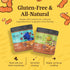 9oz 4 Packs BNutty Fruit Lover's Peanut Butter | Gluten-Free, Natural Ingredients | Assorted Flavors, Smooth & Creamy