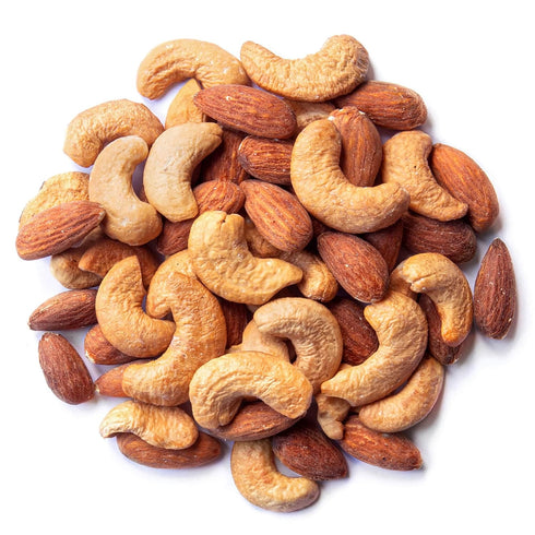 1 Food to Live Organic Dry Roasted Almonds and Cashews Mix, Pound Unsalted Oven Roasted Nuts, Non-GMO, Protein Rich