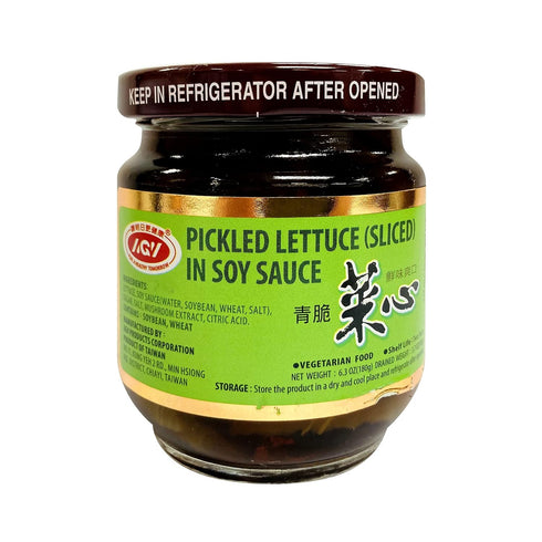 AGV 6.3oz (180g) PICKLED LETTUCE IN SOY SAUCE