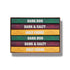 6 (2.1oz TCHO Dark Chocolate Gift Box | Plant Based, Organic & Fair Trade Dark Chocolate Bars | Non GMO, Non-Dairy