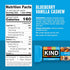 5g 12 Count KIND Healthy Snacks Bars, Blueberry Vanilla Cashew, Gluten Free, Protein